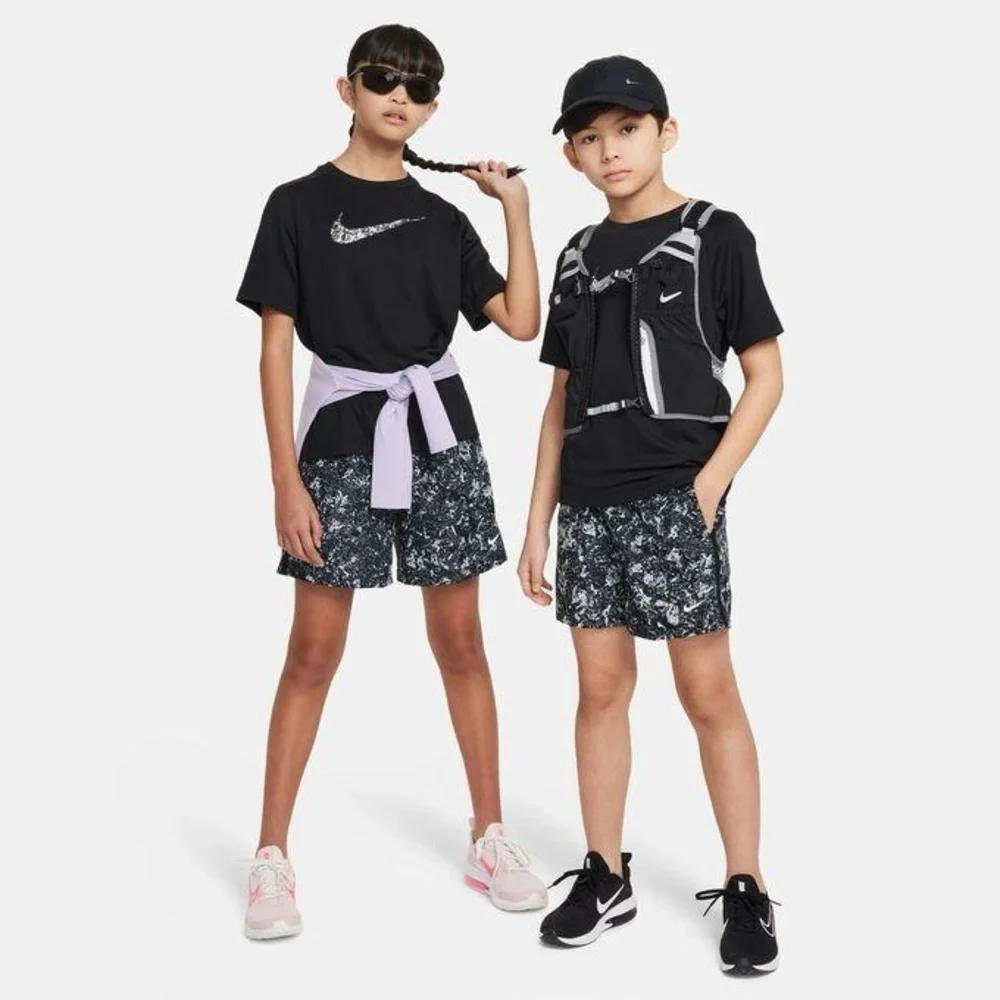 Nike Dri-FIT Shorts Size Medium Boys Black-Gray